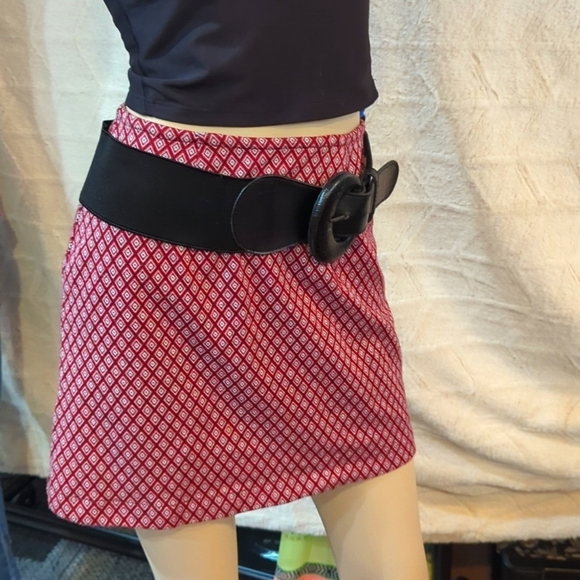 Skirt size S 3 4 misses small red mini - Picture 8 of 13